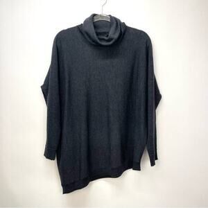 Eileen Fisher Merino Funnel Neck‎ Sweater Size Small Petite